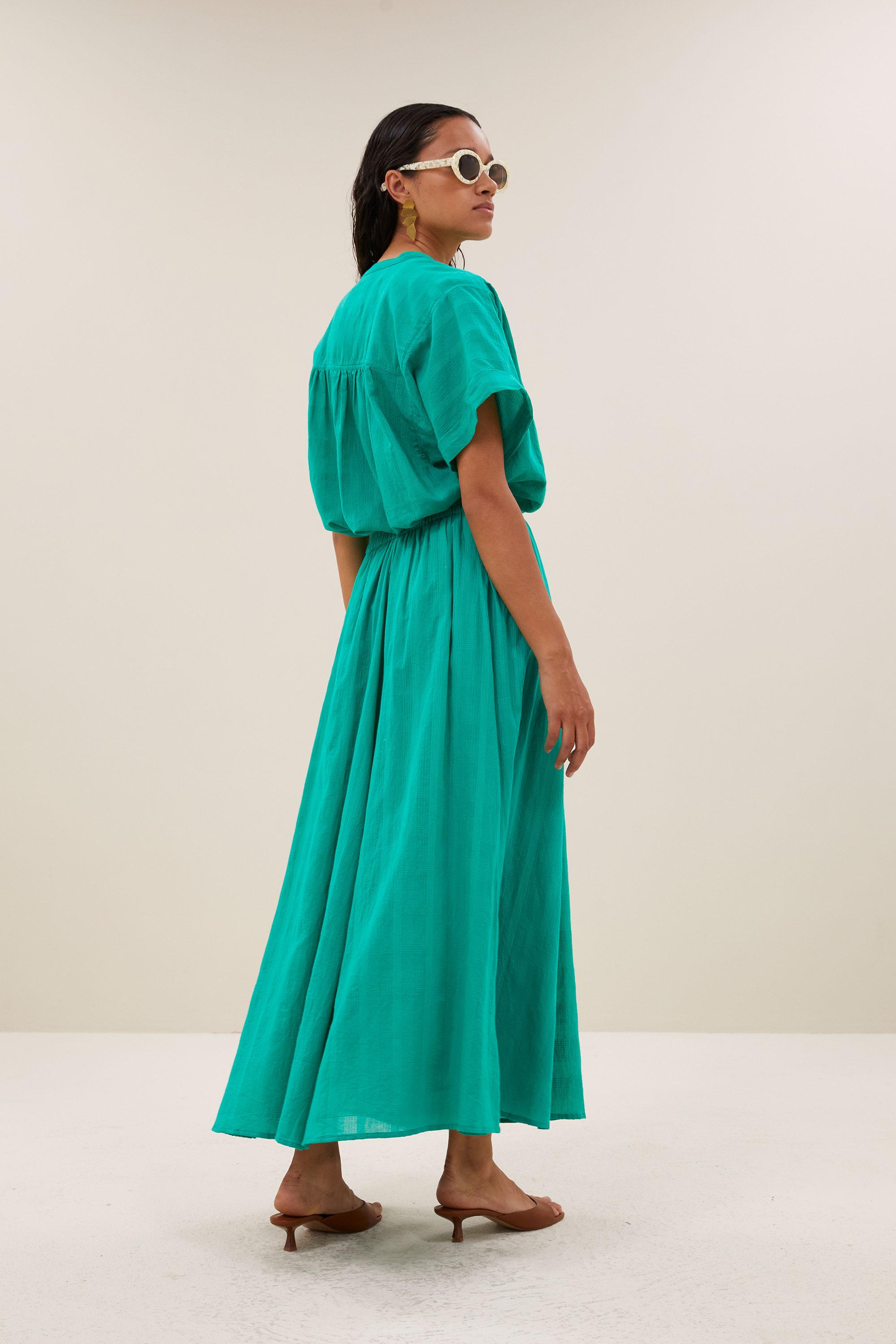 By-Bar Ruby Dobby Skirt Lucky Green Rock grün